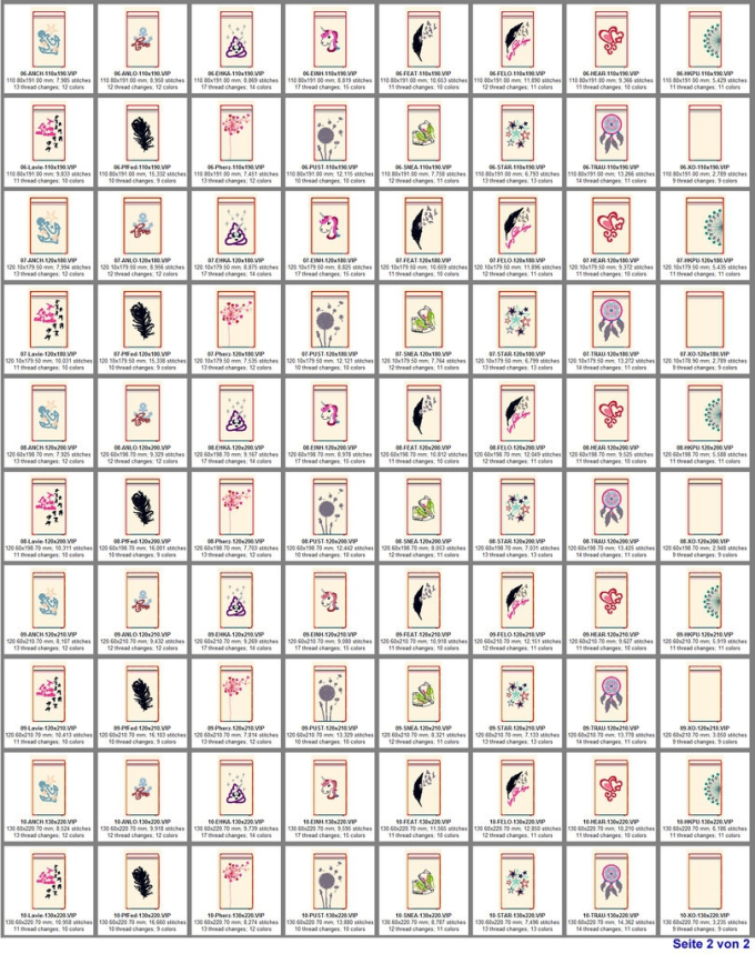 Stickdatei Rock Queen Handytaschen-Set