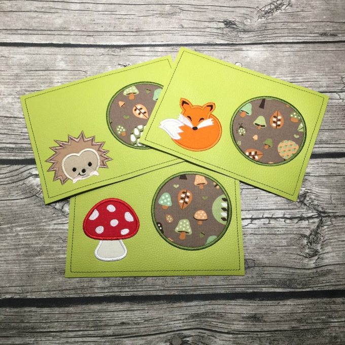 Stickdatei Rock Queen Herbst Appli und MugRug Set