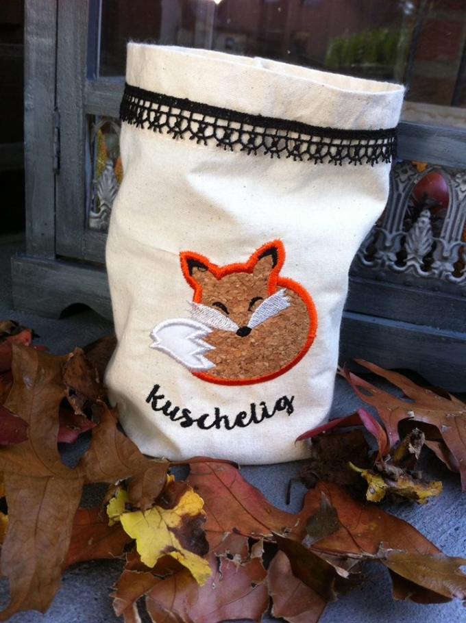 Stickdatei Rock Queen Herbst Appli und MugRug Set
