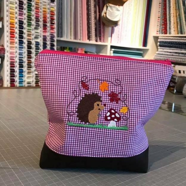Stickdatei Rock Queen Igel-Familie