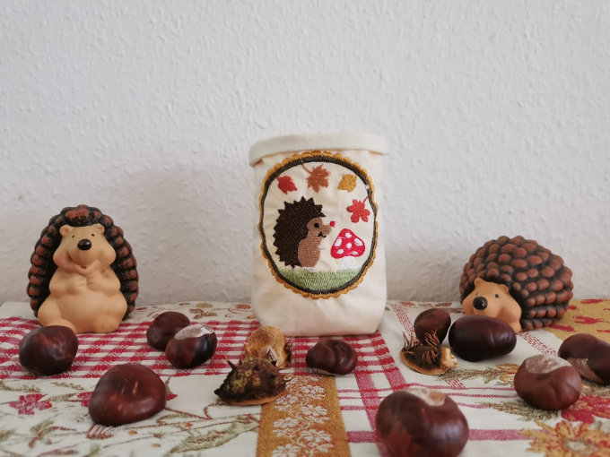 Stickdatei Rock Queen Igel-Familie