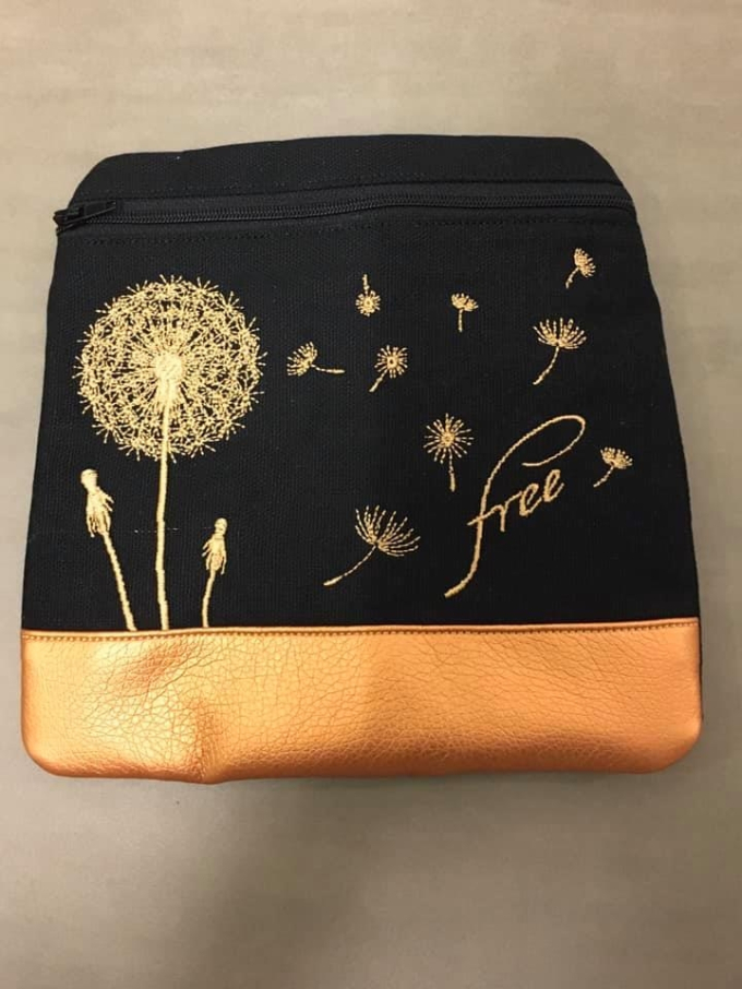 Stickdatei Rock Queen ITH XXL Reißverschluss Taschen Set