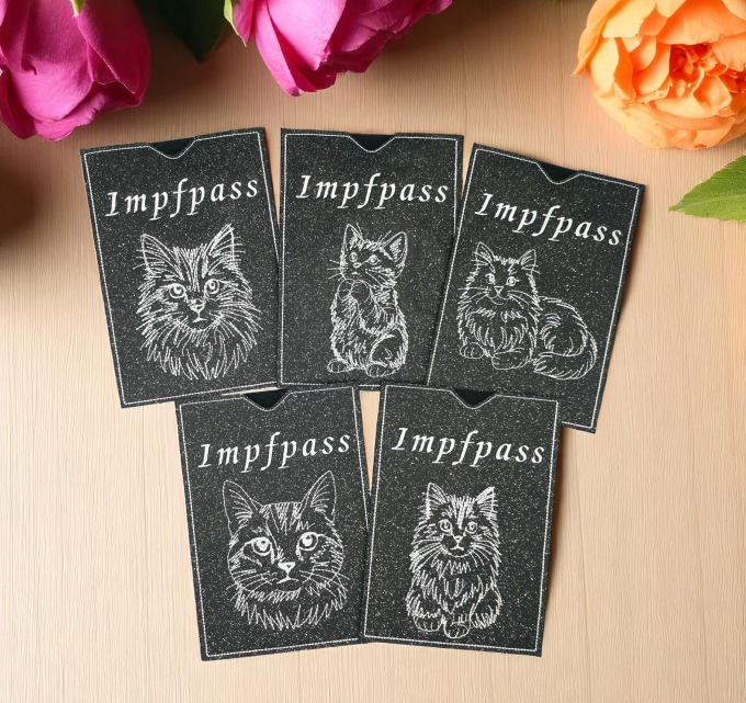 Stickdatei Rock Queen Cats