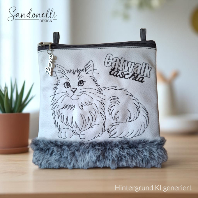 Stickdatei Rock Queen Cats