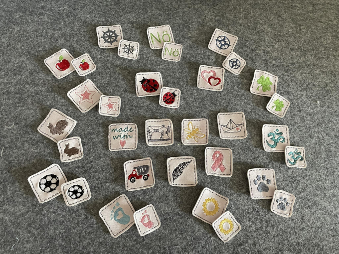 Stickdatei Rock Queen Leder Icons Set 5