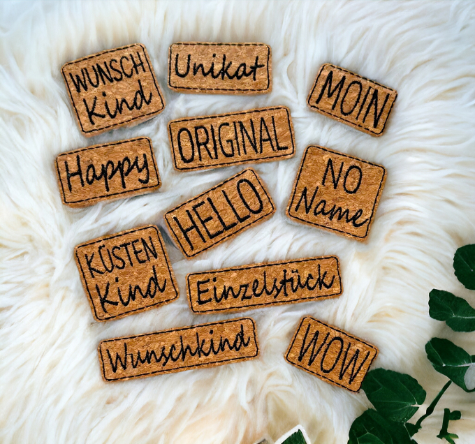 Stickdatei Rock Queen Mini Leather Label