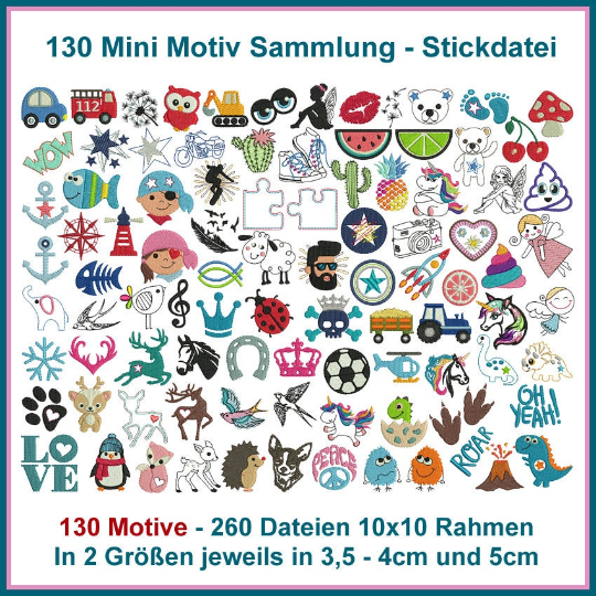 Mini-Sticker (50 Stk. / motivgestanzt) – KÖNIGSHOF GmbH