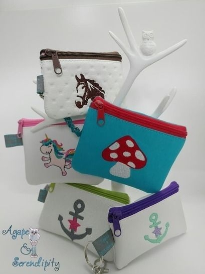 Stickdatei Rock Queen Mini Taschen