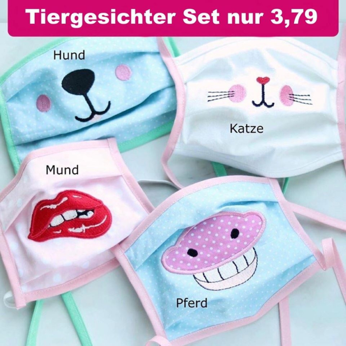 Fichier modèle broderie Bouche & nez Rock Queen