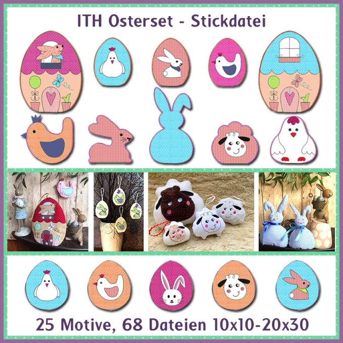 Stickdatei Rock Queen Oster-Doodle