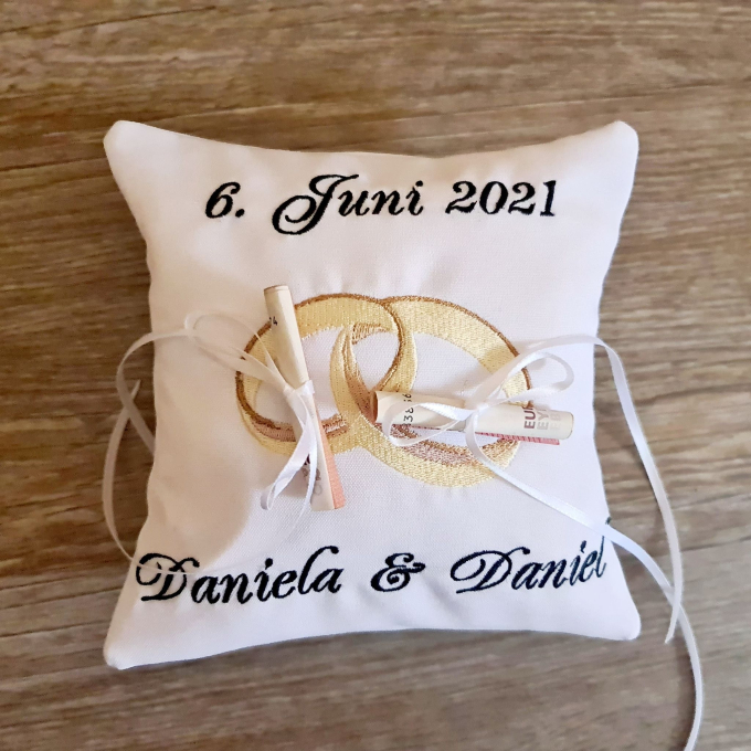 Stickdatei Rock Queen Ringe Hochzeit