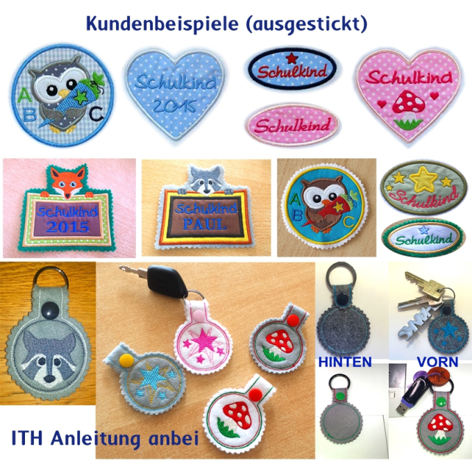 Fichier modèle broderie École Rock Queen