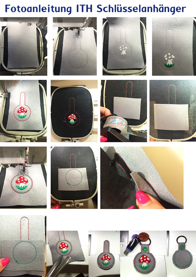 Fichier modèle broderie École Rock Queen