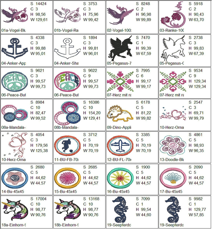 Stickdatei Rock Queen Starter Set 3
