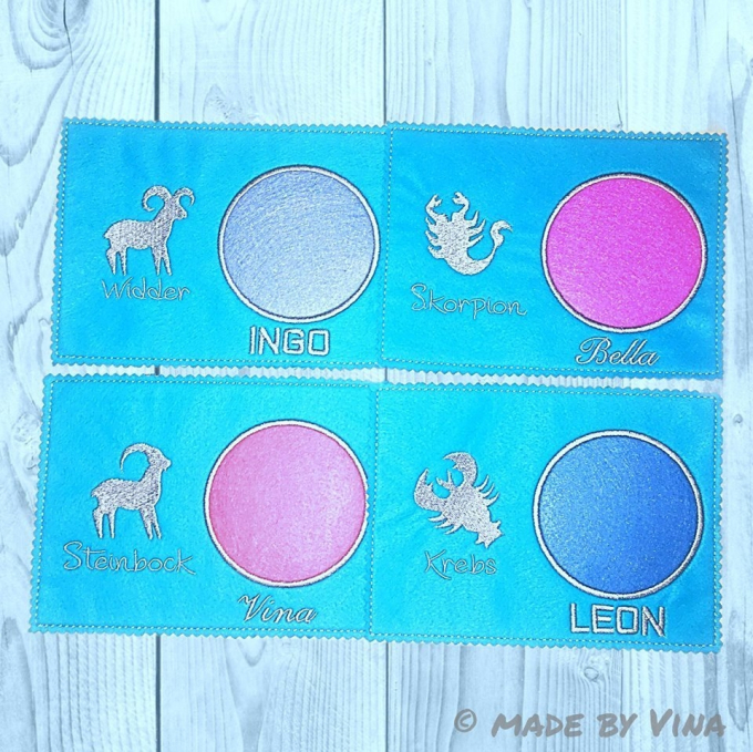 Stickdatei Rock Queen Sternzeichen Zodiak