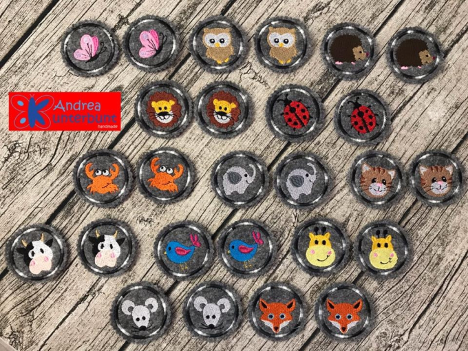 Stickdatei Rock Queen Tier-Minis
