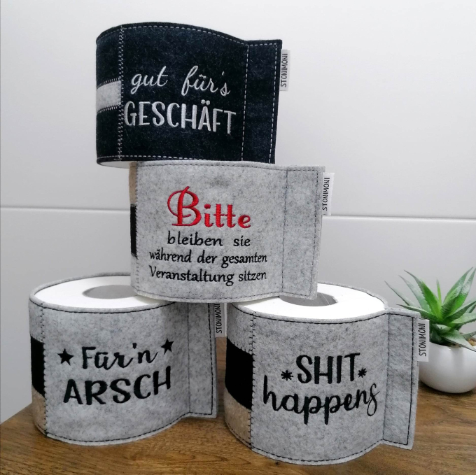 Stickdatei Rock Queen Toilettenpapier 02, german