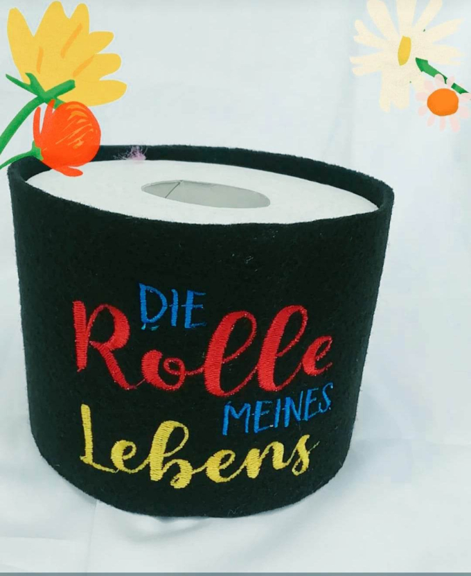 Stickdatei Rock Queen Toilettenpapier 02, german