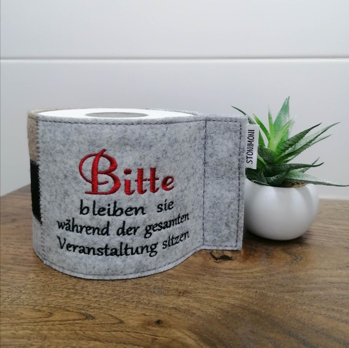 Stickdatei Rock Queen Toilettenpapier 02, german