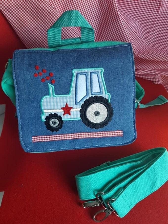 Stickdatei Rock Queen Traktor