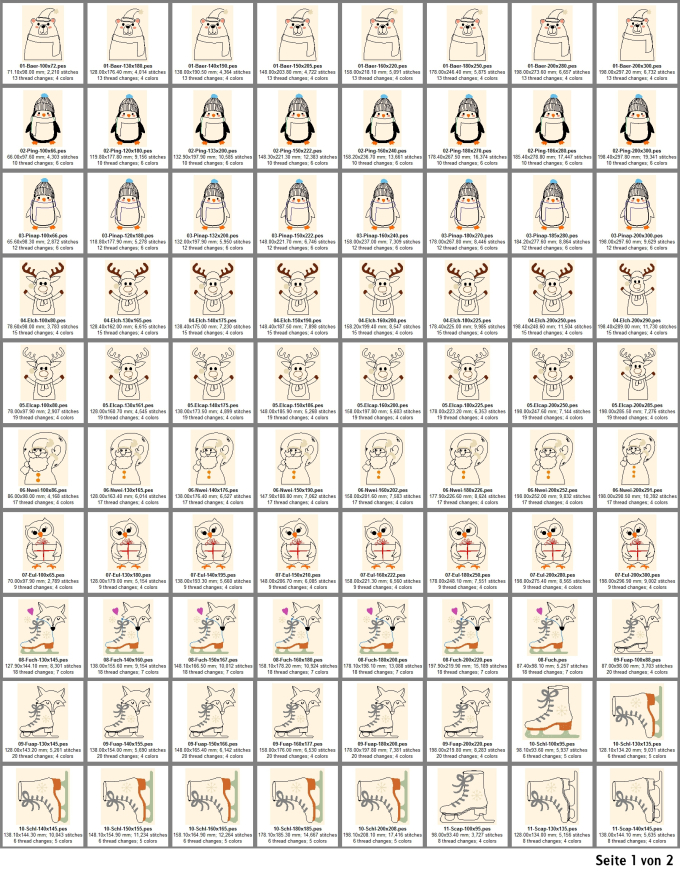 Stickdatei Rock Queen W23 Advent Applis