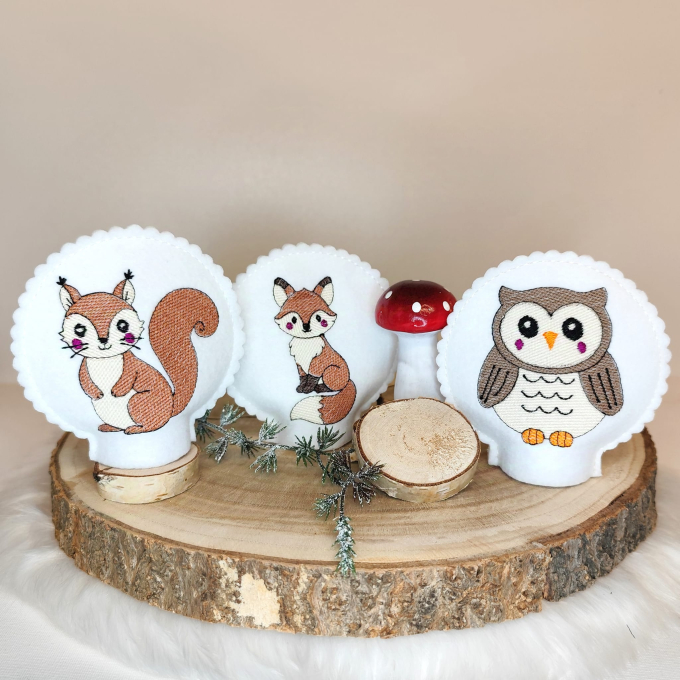 Stickdatei Rock Queen Waldtierset, german