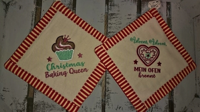 Stickdatei Rock Queen Weihnachtsküche
