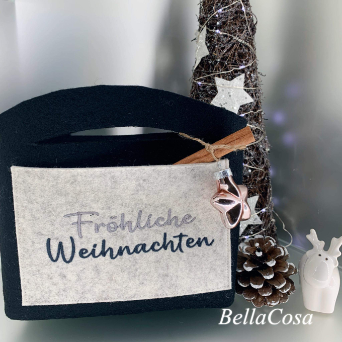 Borduurbestand Rock Queen Weihnachtsschriften, Duits