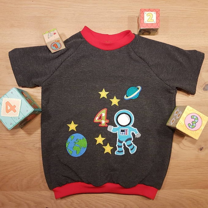 Fichier modèle broderie Astronautes espace Rock Queen