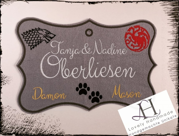 Stickdatei Rock Queen Westeros 36