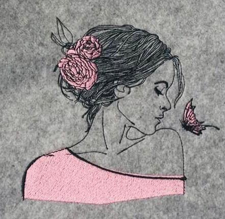 Borduurbestand Stickzebra Doodle Frau Isabella, Duits