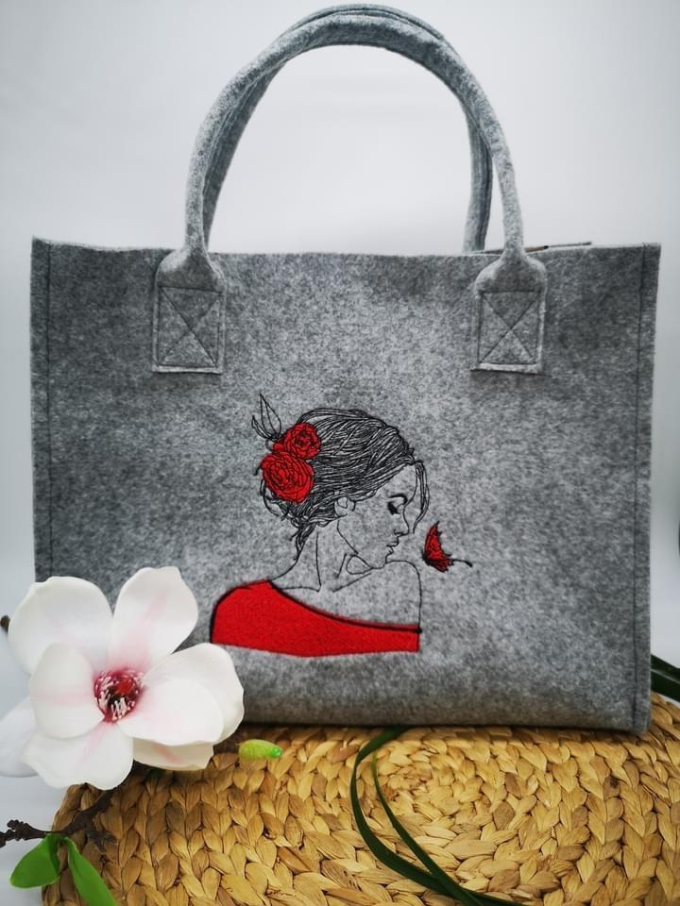 Borduurbestand Stickzebra Doodle Frau Isabella, Duits