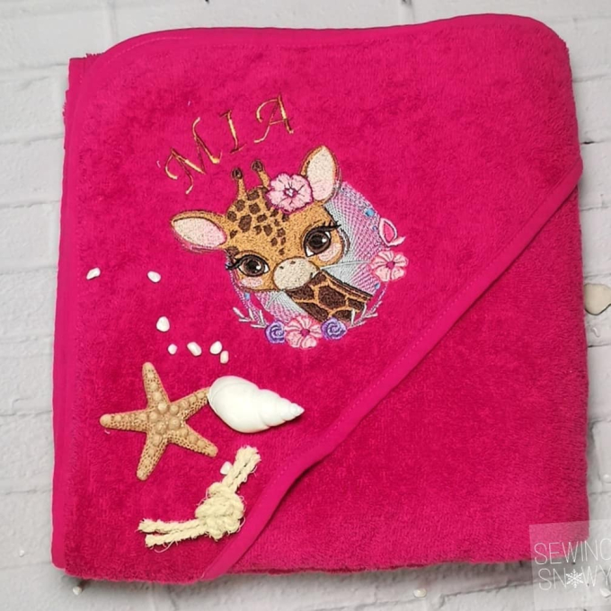 Borduurbestand  Stickzebra giraf 