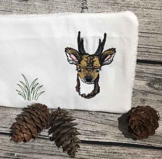 Borduurbestand Stickzebra kleines Reh, Duits