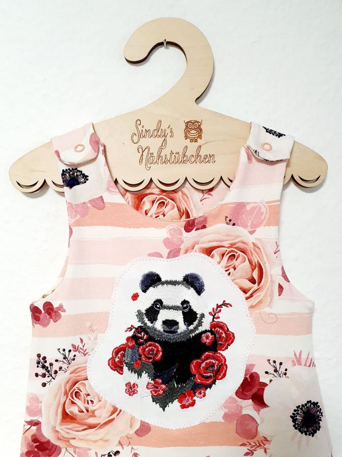 Borduurbestand Stickzebra Panda, Duits