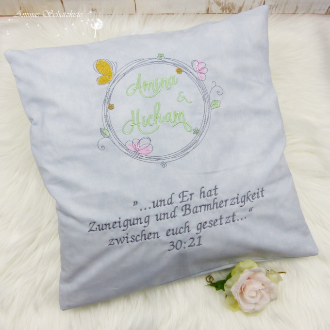 Borduurbestand Stickzebra Rahmen 
