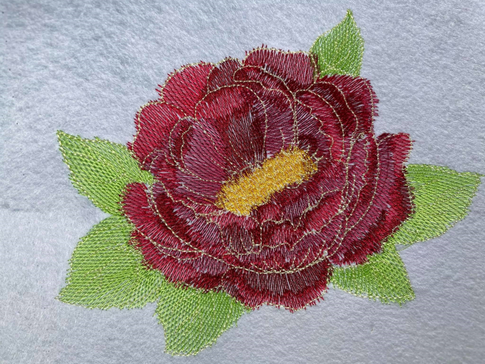 Borduurbestand Stickzebra Seerose, Duits