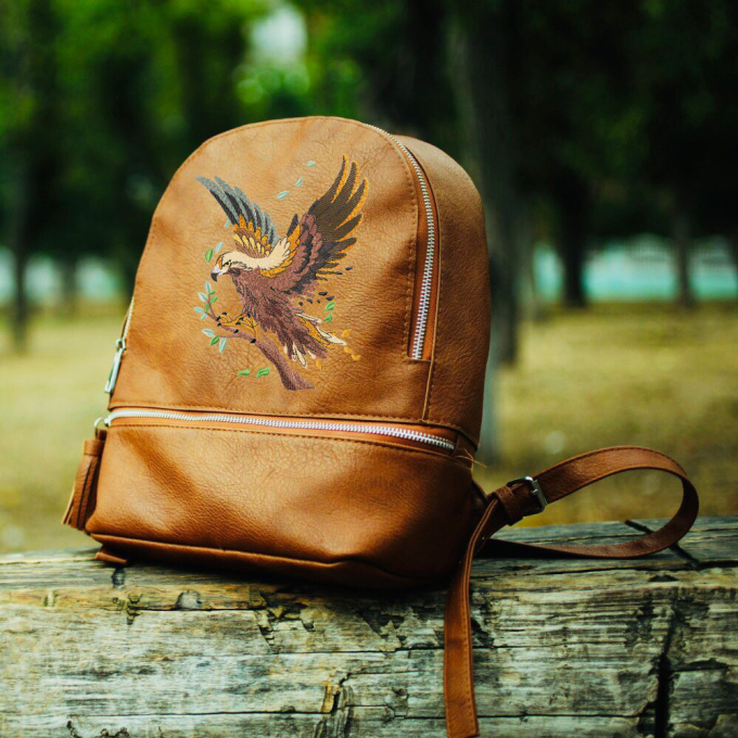Borduurbestand Stickzebra wilde adelaar, Duits