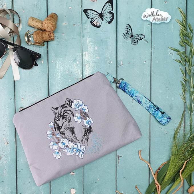 Borduurbestand Stickzebra Wolf Doodle, Duits
