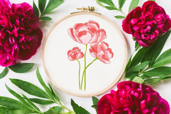 Fichier modèle broderie Coquelicot magique Stickzebra
