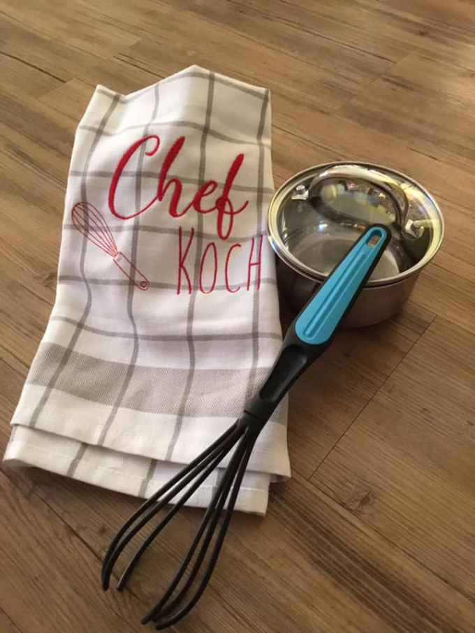 Fichier modèle broderie Chef cuisinier Stickzeit