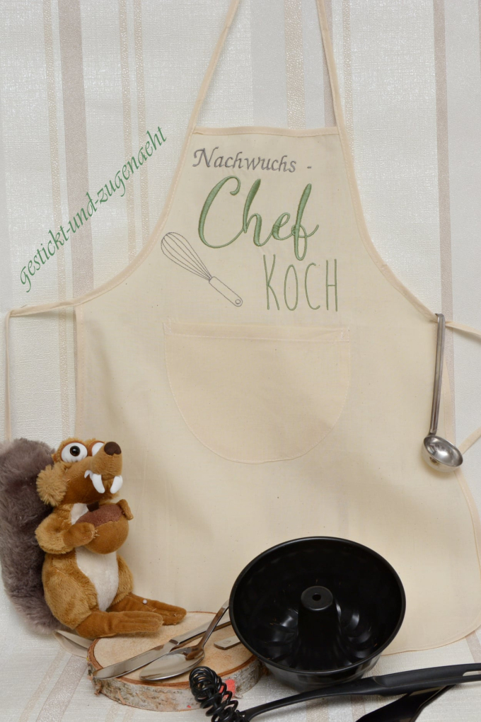 Fichier modèle broderie Chef cuisinier Stickzeit