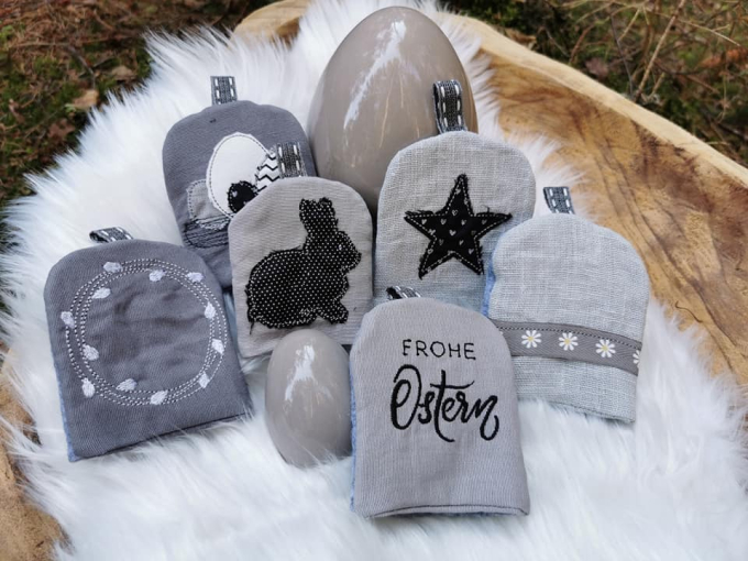Stickdatei Stickzeit Eierwärmer für Ostern, german