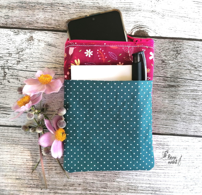 Fichier modèle broderie pochette protection portable Stickzeit