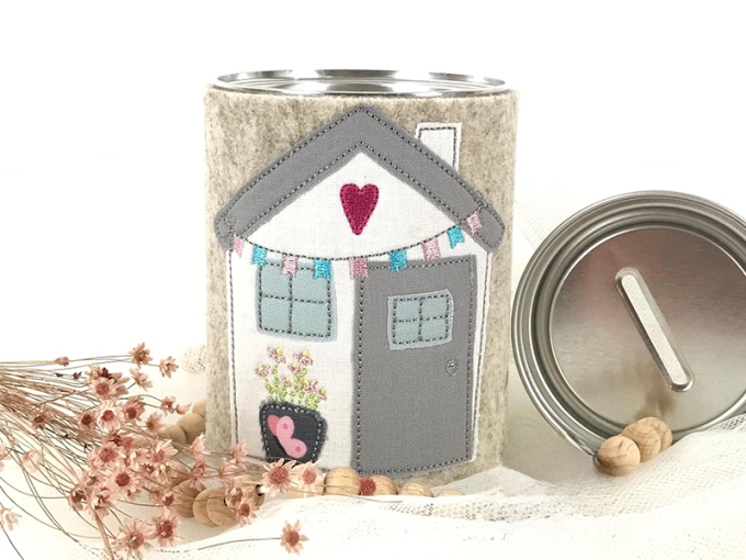 Fichier modèle broderie Petite maison Stickzeit