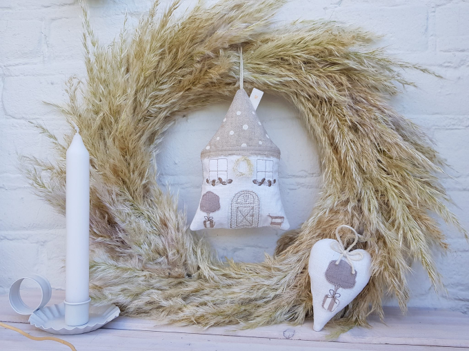 Fichier modèle broderie Petite maison 3D Stickzeit