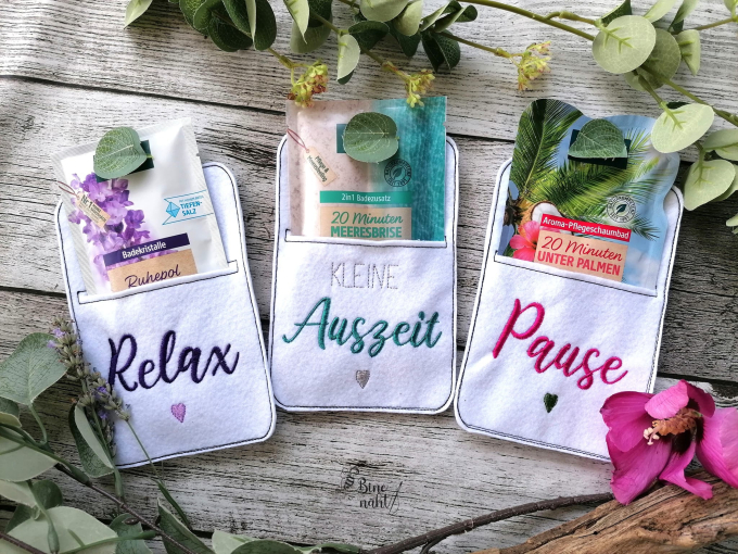 Fichier modèle broderie Pochette pour sels de bain Stickzeit