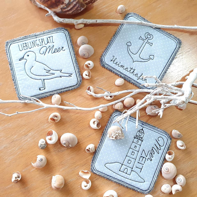 Fichier modèle broderie Bord de mer chic Stickzeit