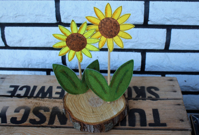 Fichier modèle broderie Fleurs de Tournesol Stickzeit