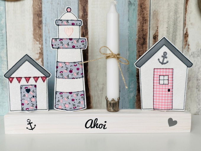 Fichier modèle broderie Maison à la plage Stickzeit